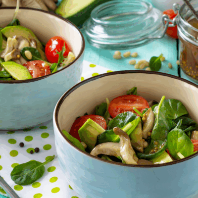 Garden Salad with Balsamic dressing