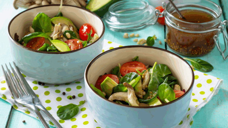 Garden Salad with Balsamic dressing