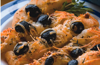 Garlic and Olive Focaccini&ndash;Diabetic Version