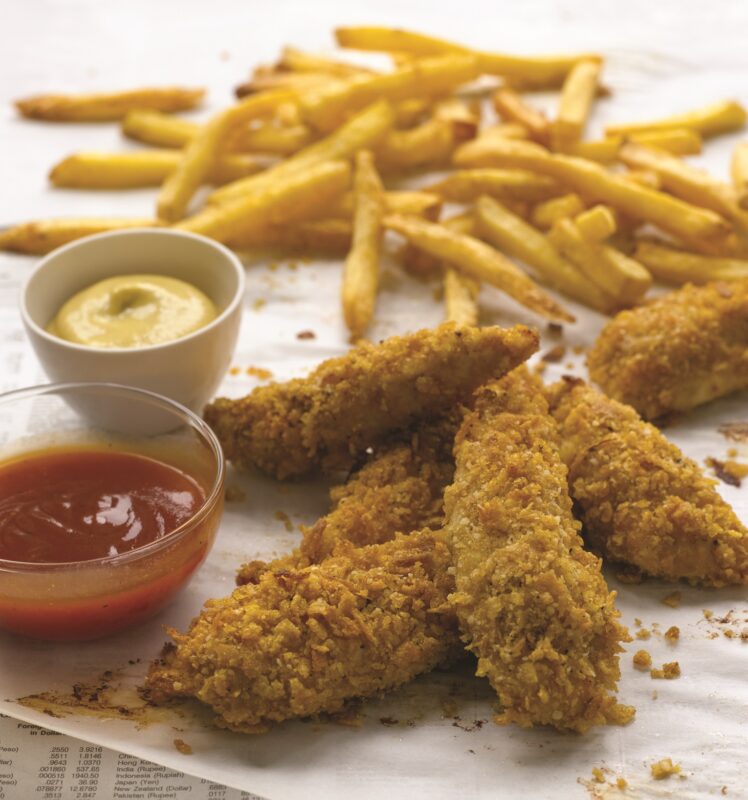 GARLIC DUSTED FRENCH FRIES