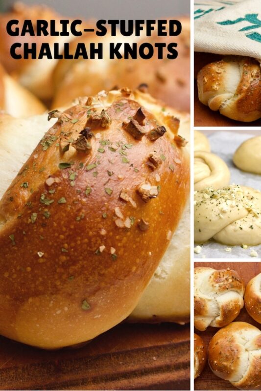 Garlic Challah Knots Pinterest