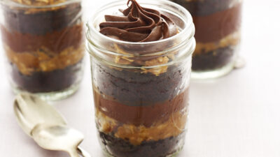 German Chocolate Cake in a Jar