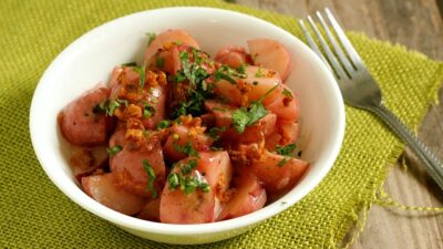German Potato Salad with Red Horseradish