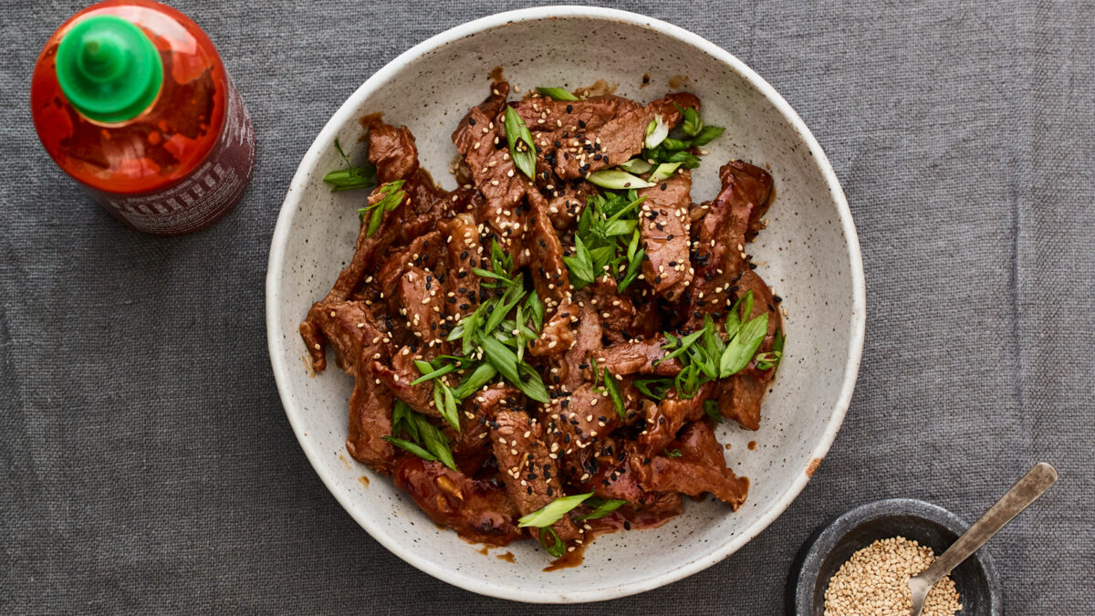 Ginger and Garlic Beef Noodles