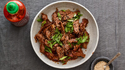Ginger and Garlic Beef Noodles