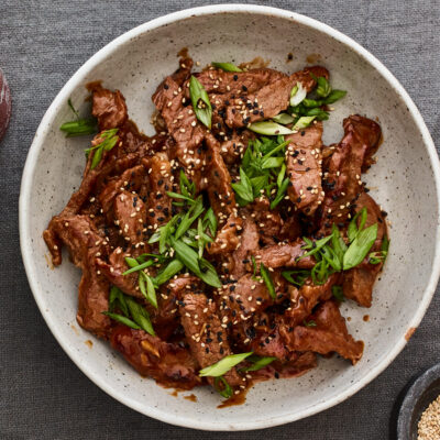 Ginger and Garlic Beef Noodles