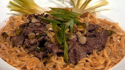 Ginger Beef & Noodle Bowls