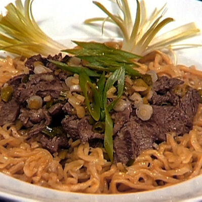 Ginger Beef & Noodle Bowls