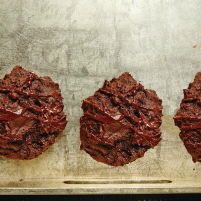 Glazed Mocha Spice Cookies