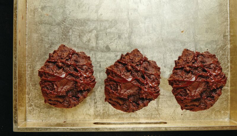 Glazed Mocha Spice Cookies
