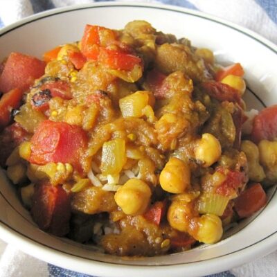 gluten free baigan bharta