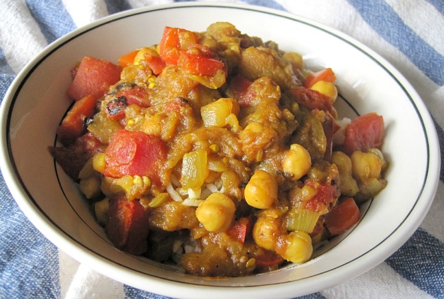 gluten free baigan bharta