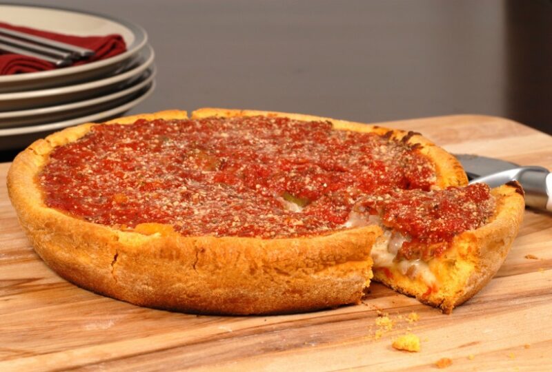 Gluten Free Chicago Deep Dish Pizza