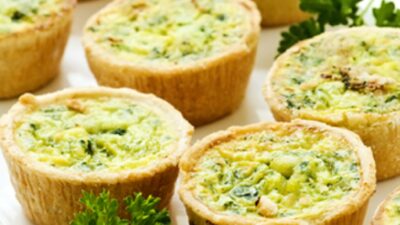 Gluten Free Mini Vegetarian Quiche