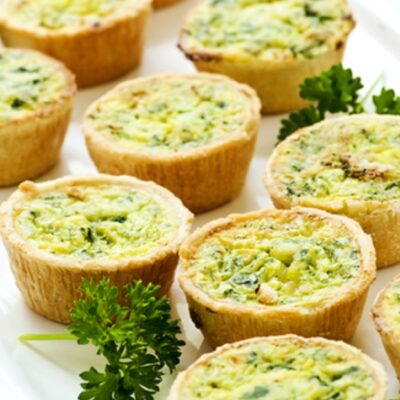 Gluten Free Mini Vegetarian Quiche