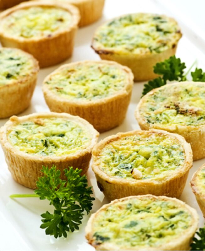 Gluten Free Mini Vegetarian Quiche