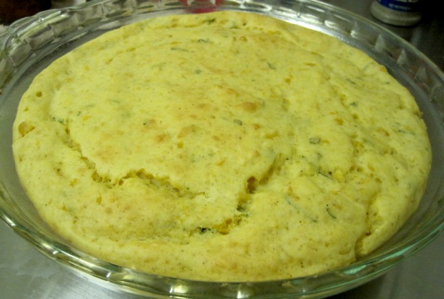 gluten free sage corn kugel