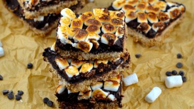 gluten free s'mores bars