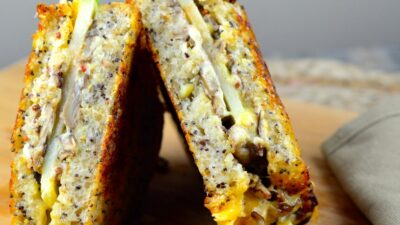 goat and gouda grilled cheese