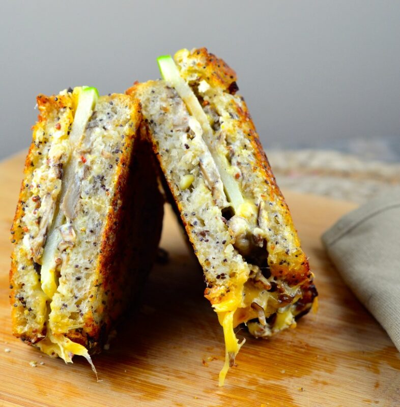 goat and gouda grilled cheese