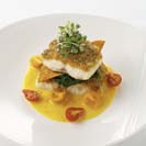 Golden Raisin-coated Sea Bass Napoleon