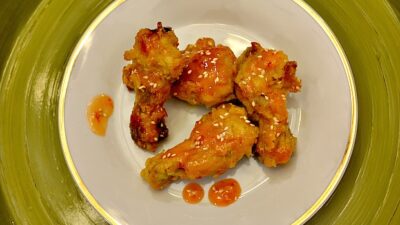 Spicy chicken wings