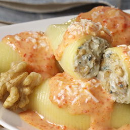 Gorgonzola & Walnut Stuffed Shells
