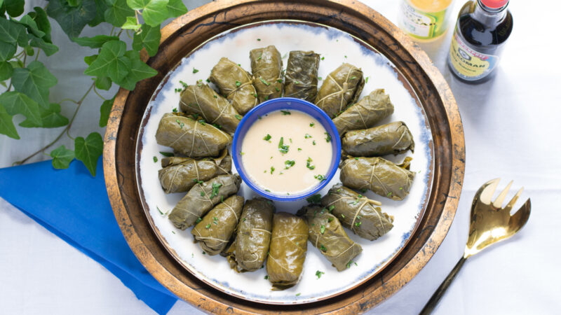 grape leaves