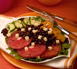 Grapefruit and Black Bean Salad