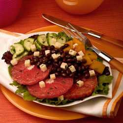 Grapefruit and Black Bean Salad