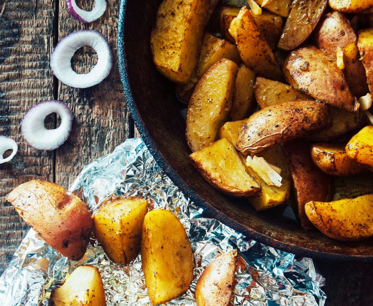 Greek Potatoes with Lemon & Garlic