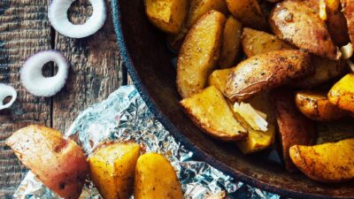 Greek Potatoes with Lemon & Garlic