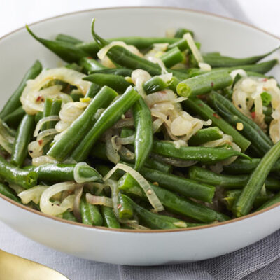 Green Bean Three Onion Saute