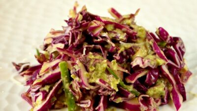 green garlic slaw