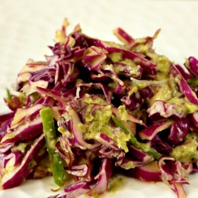 green garlic slaw