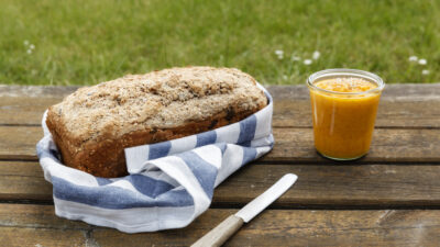 green olive and carrot spread