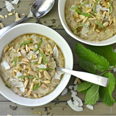 Green Tea Oatmeal
