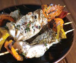Grilled Barramundi Skewers