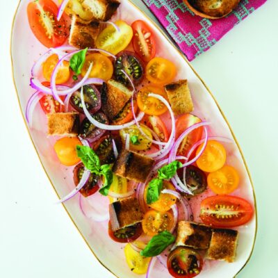 Grilled Bread Salad vertical