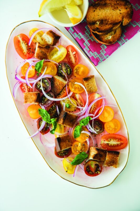 Grilled Bread Salad vertical