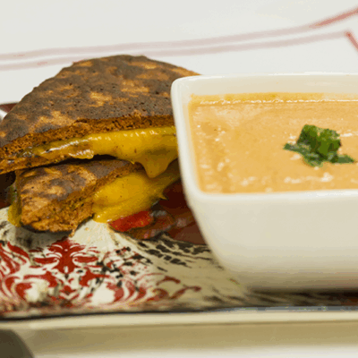 Grilled Cheese & Creamy Tomato Soup
