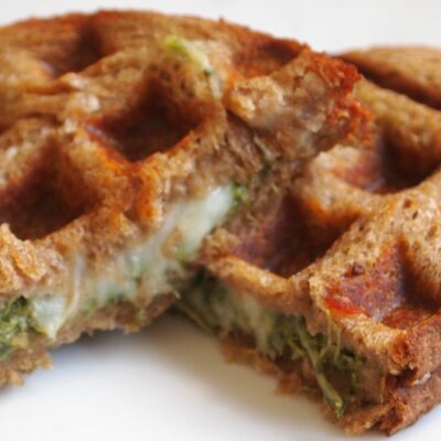 Grilled Cheese In a Waffle Maker