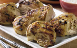 Grilled Chicken with Hot and Sweet Dipping Sauce
