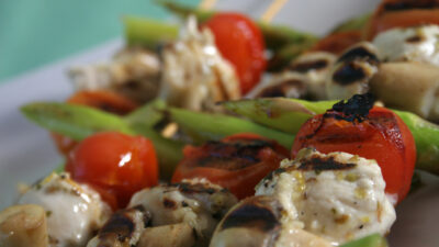 Grilled Citrus Chicken Skewers