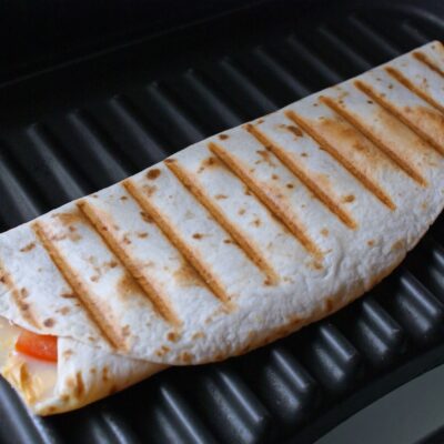 Grilled cheese tortilla