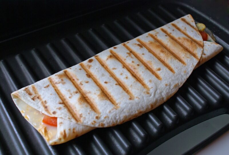 Grilled cheese tortilla