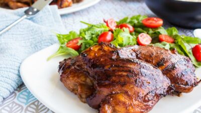 grilled pargiyot chicken thighs