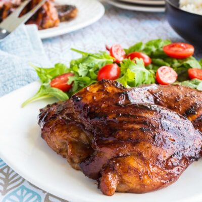 grilled pargiyot chicken thighs
