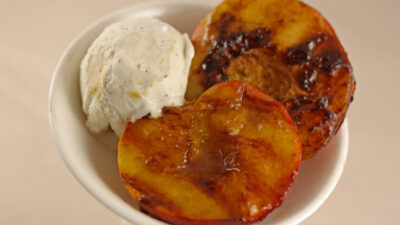 grilled peaches