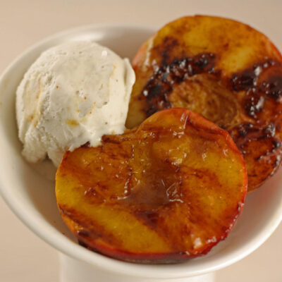 grilled peaches